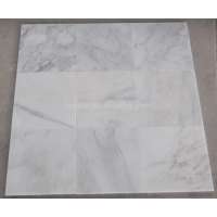 Polished China 20mm Thickness Bianco Oriental White Marble For Flooring And Wall Tiles