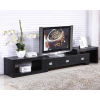 China simple CARB P2 MDF/Particle board stretched wooden tv stand design