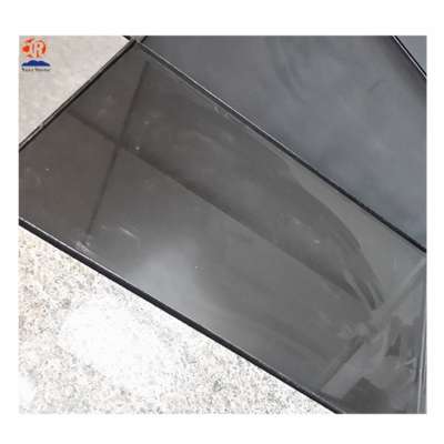 Cheap Mongolia black granite tile and slab