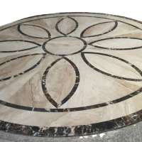 chinese medallion marble mosaic waterjet Floor tile