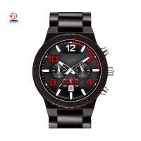 Wholesaler waterproof men's watch light effect logo customize