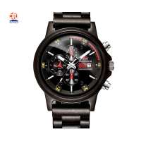 Wood Watch Auto Date Chronograph Charming Watch for men