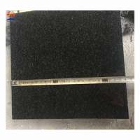 Polished India black granite tile and slab