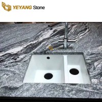 Natural Stone China Grey Slabs/Tiles Polished Granite for Countertops